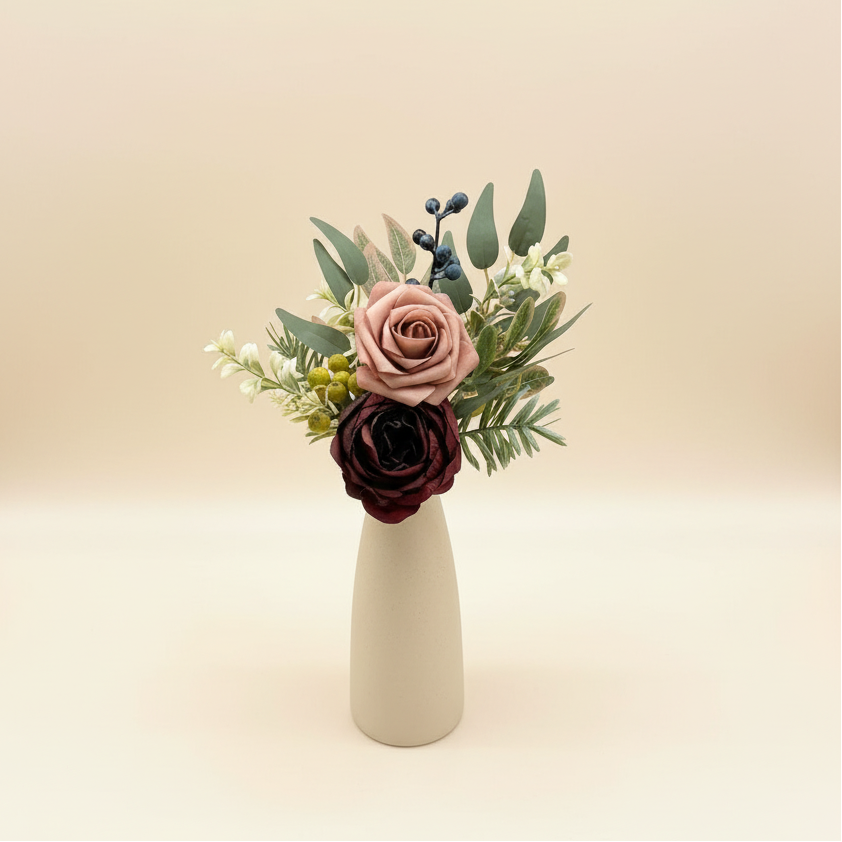 Dusty Rose & Burgundy arrangement - 1200x1200