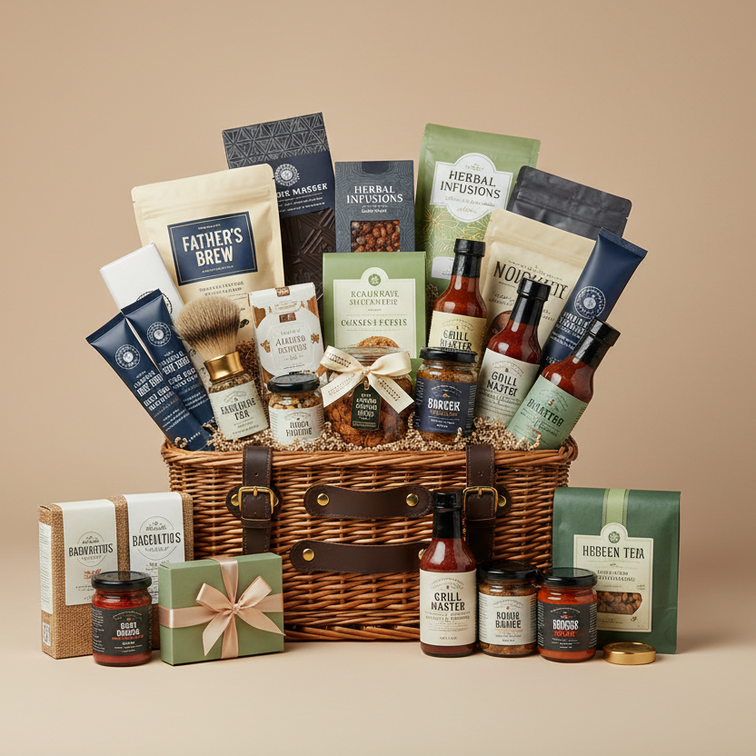 Father's Day Custom Gift Basket - No Alcohol
