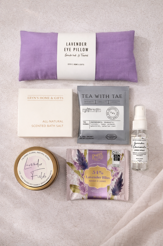 Lavender Relaxation Gift Box | Spa Wellness Gift Set