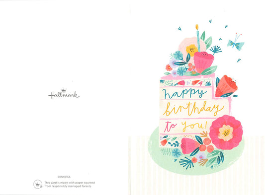 Floral Birthday Greeting Card