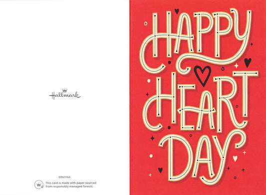 Happy Heart Day Greeting Card