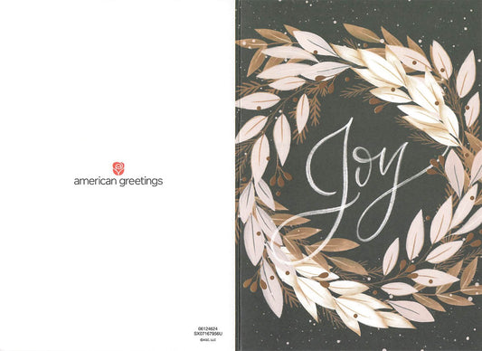 Joy Holiday Greeting Card