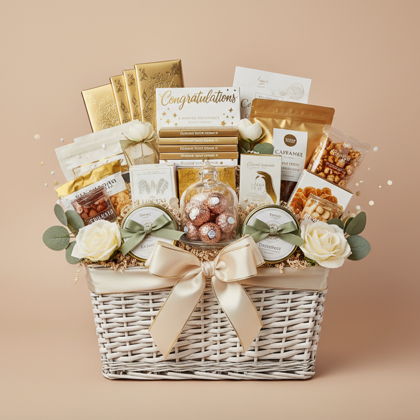 Congratulations Custom Gift Basket
