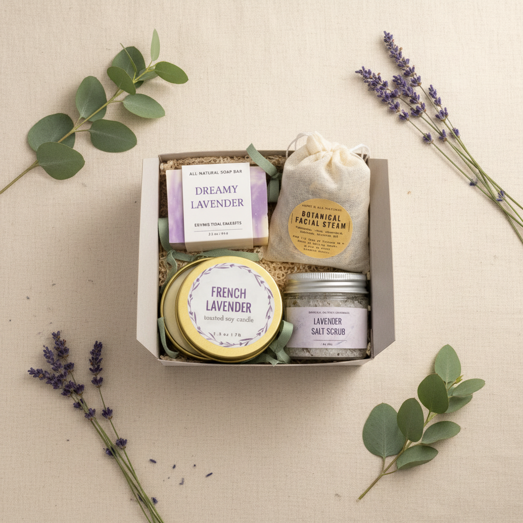 Lavender Self-Care Gift Set